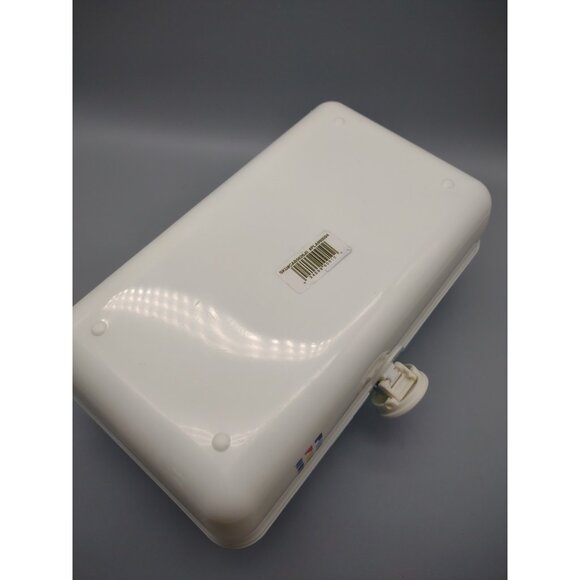 Vintage Caboodles Blue White Retro Plastic Makeup Carrying Case Box 5626, USA - Picture 6 of 17